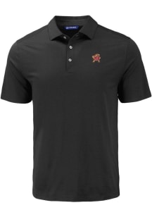 Cutter and Buck Maryland Terrapins Mens Black Coastline Eco Short Sleeve Polo