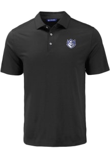 Cutter and Buck Saint Louis Billikens Mens Black Coastline Eco Short Sleeve Polo