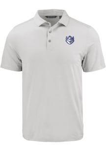 Cutter and Buck Saint Louis Billikens Mens Charcoal Coastline Eco Short Sleeve Polo