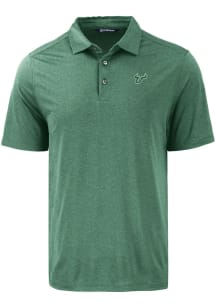 Cutter and Buck South Florida Bulls Mens Green Coastline Eco Short Sleeve Polo