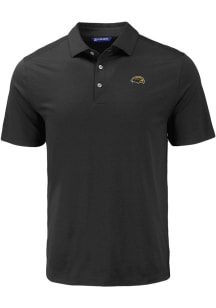 Cutter and Buck Southern Mississippi Golden Eagles Mens Black Coastline Eco Short Sleeve Polo