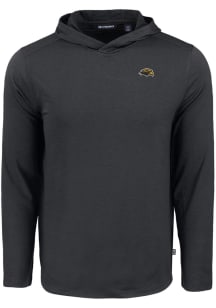 Cutter and Buck Southern Mississippi Golden Eagles Mens Black Coastline Eco Long Sleeve Hoodie