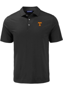 Cutter and Buck Tennessee Volunteers Mens Black Coastline Eco Short Sleeve Polo