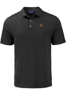 Cutter and Buck Texas State Bobcats Mens Black Coastline Eco Short Sleeve Polo