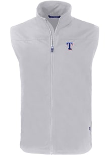 Cutter and Buck Texas Rangers Mens Grey Charter Sleeveless Jacket