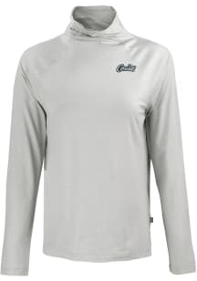 Cutter and Buck UCF Knights Womens Grey Citronaut Coastline Eco Funnel Neck Crew Sweatshirt