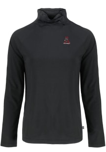 Cutter and Buck Alabama Crimson Tide Womens Black Vault Coastline Eco Funnel Neck Crew Sweatshirt