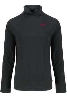 Cutter and Buck New Mexico State Aggies Womens Black Vault Coastline Eco Funnel Neck Crew Sweatshi..