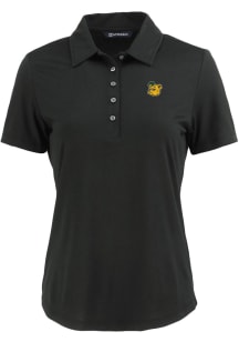 Cutter and Buck Baylor Bears Womens Black Vault Sailor Coastline Eco Short Sleeve Polo Shirt