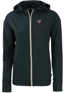 Cutter and Buck Washington Nationals Womens Navy Blue Daybreak Light Weight Jacket