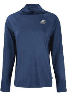 Cutter and Buck Georgia Southern Eagles Womens Navy Blue Coastline Eco Funnel Neck Crew Sweatshirt
