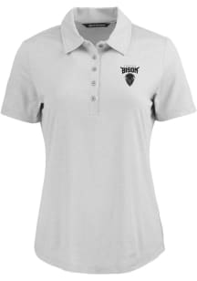 Cutter and Buck Howard Bison Womens Grey Coastline Eco Short Sleeve Polo Shirt