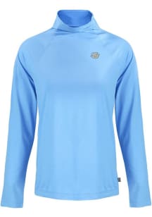Cutter and Buck Southern University Jaguars Womens Light Blue Coastline Eco Funnel Neck Crew Sweat..