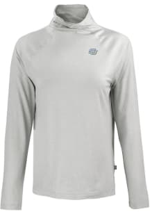Cutter and Buck Southern University Jaguars Womens Grey Coastline Eco Funnel Neck Crew Sweatshirt