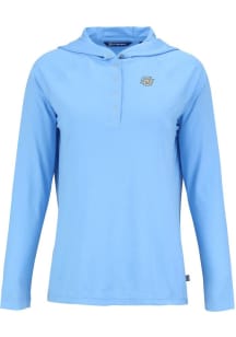 Cutter and Buck Southern University Jaguars Womens Light Blue Coastline Eco Hooded Sweatshirt