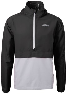 Cutter and Buck Colorado Rockies Mens Black Cooperstown Charter Eco Pullover Jackets