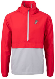 Cutter and Buck Cincinnati Reds Mens Red Cooperstown Charter Eco Pullover Jackets