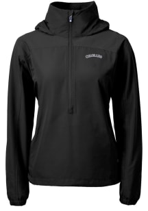 Cutter and Buck Colorado Rockies Womens Black Cooperstown Charter Eco Pullover