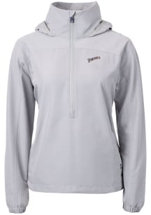 Cutter and Buck San Diego Padres Womens Grey Cooperstown Charter Eco Pullover