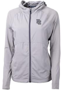 Cutter and Buck Washington Nationals Womens Grey Cooperstown Adapt Eco Light Weight Jacket