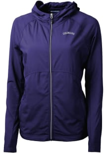 Cutter and Buck Colorado Rockies Womens Purple Cooperstown Adapt Eco Light Weight Jacket
