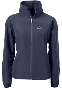 Cutter and Buck Toronto Blue Jays Womens Navy Blue Cooperstown Charter Eco Light Weight Jacket