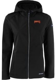 Cutter and Buck Pittsburgh Pirates Womens Black Cooperstown Evoke Light Weight Jacket