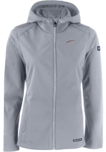 Cutter and Buck San Diego Padres Womens Charcoal Cooperstown Evoke Light Weight Jacket