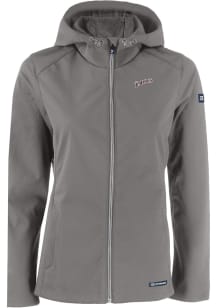 Cutter and Buck San Diego Padres Womens Grey Cooperstown Evoke Light Weight Jacket