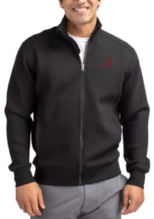 Cutter and Buck Alabama Crimson Tide Mens Black Roam Big and Tall Light Weight Jacket