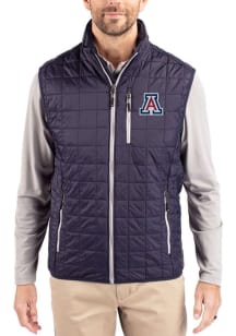 Cutter and Buck Arizona Wildcats Big and Tall Navy Blue Rainier PrimaLoft Mens Vest