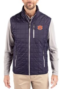 Cutter and Buck Auburn Tigers Mens Navy Blue Rainier PrimaLoft Sleeveless Jacket