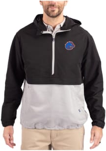 Cutter and Buck Boise State Broncos Mens Black Charter Eco Pullover Jackets