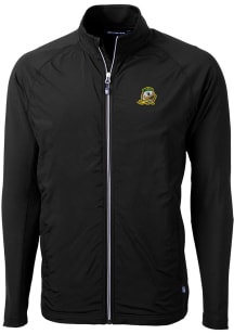Cutter and Buck Oregon Ducks Mens Black Adapt Eco Big and Tall Light Weight Jacket