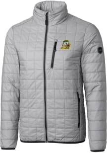 Cutter and Buck Oregon Ducks Mens Grey Rainier PrimaLoft Big and Tall Lined Jacket