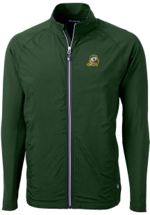 Cutter and Buck Oregon Ducks Mens Green Adapt Eco Light Weight Jacket