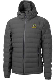 Cutter and Buck Oregon Ducks Mens Grey Mission Ridge Repreve Filled Jacket