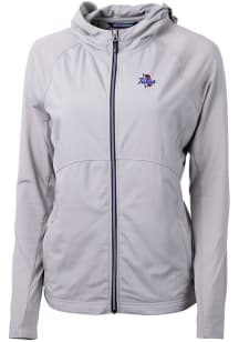 Cutter and Buck Tulsa Golden Hurricane Womens Grey Adapt Eco Light Weight Jacket