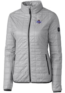 Cutter and Buck Tulsa Golden Hurricane Womens Grey Rainier PrimaLoft Filled Jacket