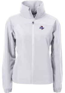 Cutter and Buck Tulsa Golden Hurricane Womens Grey Charter Eco Light Weight Jacket