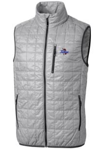 Cutter and Buck Tulsa Golden Hurricane Big and Tall Grey Rainier PrimaLoft Mens Vest