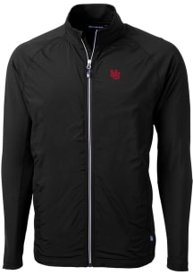 Cutter and Buck Nebraska Cornhuskers Mens Black Adapt Eco Big and Tall Light Weight Jacket