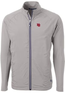 Cutter and Buck Nebraska Cornhuskers Mens Grey Adapt Eco Big and Tall Light Weight Jacket