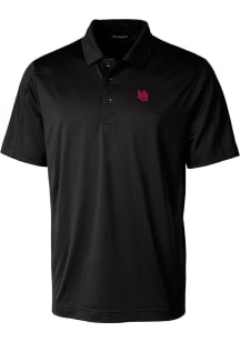 Cutter and Buck Nebraska Cornhuskers Black Prospect Big and Tall Polo