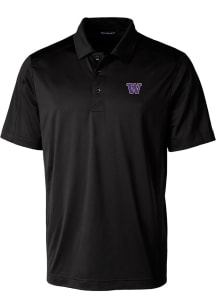 Cutter and Buck Washington Huskies Black Prospect Big and Tall Polo