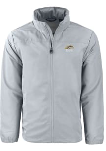 Cutter and Buck Western Michigan Broncos Mens Grey Charter Eco Big and Tall Light Weight Jacket