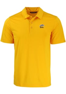 Cutter and Buck Western Michigan Broncos Mens Gold Prospect Short Sleeve Polo