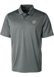 Cutter and Buck Western Michigan Broncos Mens Grey Prospect Short Sleeve Polo