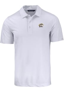 Cutter and Buck Western Michigan Broncos Mens White Prospect Short Sleeve Polo