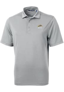 Cutter and Buck Western Michigan Broncos Mens Grey Virtue Eco Pique Short Sleeve Polo